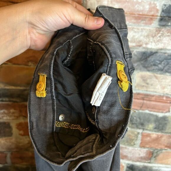 5 for $25🔥Lee Regular Fit Acid Wash Elastic Waist Jeans Size 16 Regular - Picture 6 of 8